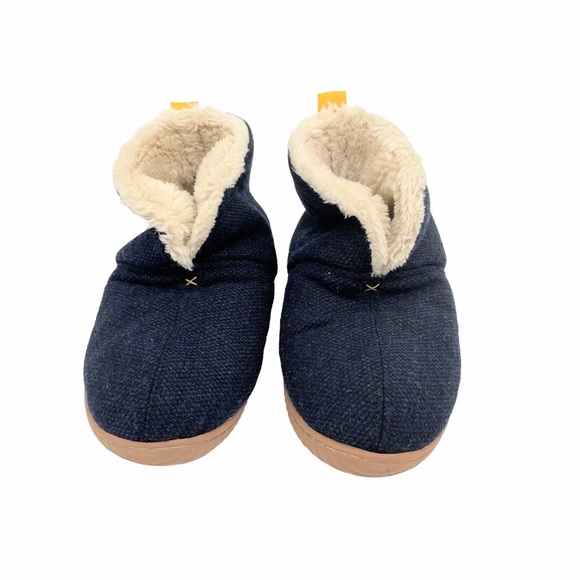Dearfoam Faux Fur Lined Warm Up Bootie Slippers Size Medium 9-10 - Picture 2 of 10